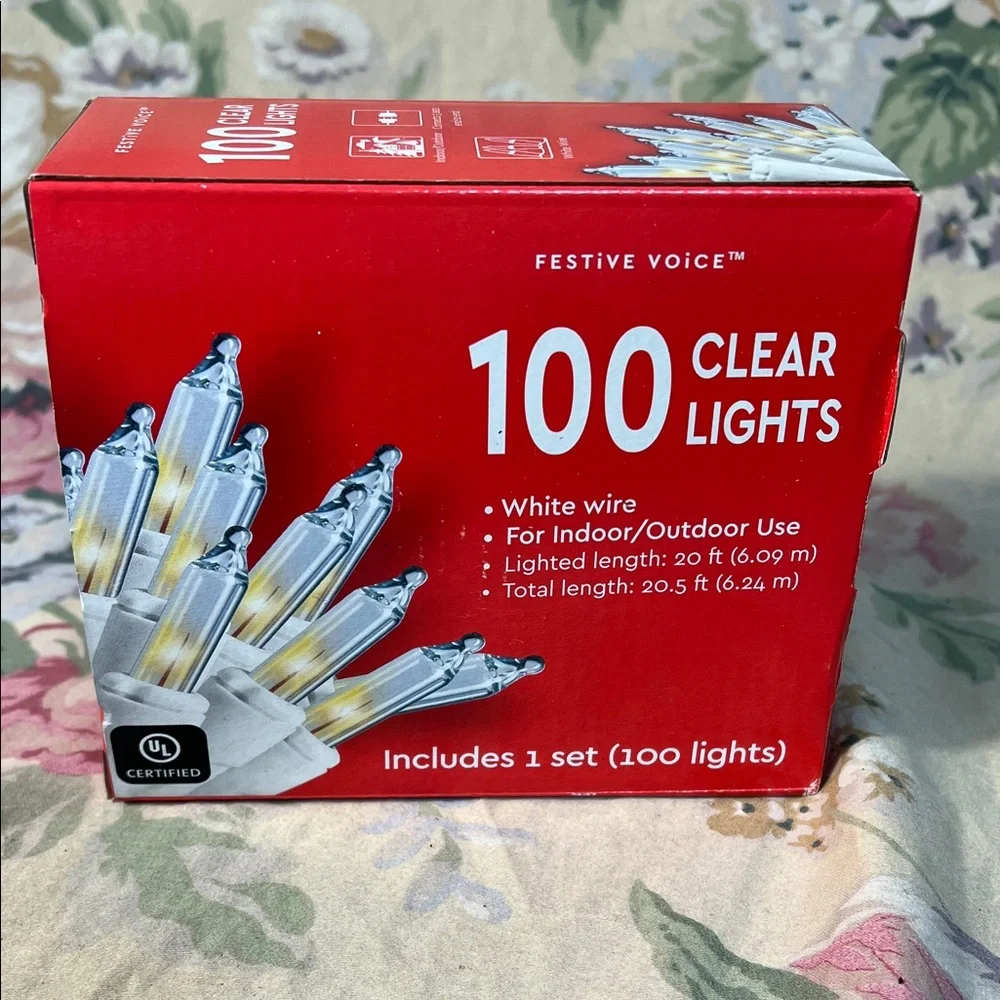 Clear Holiday String Lights